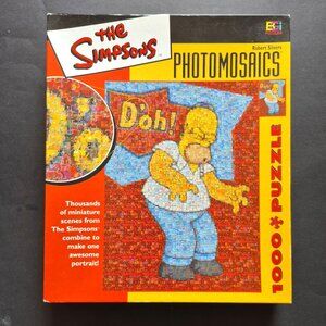 1000 Piece "The Simpsons" Photomosaic Jigsaw Puzzle